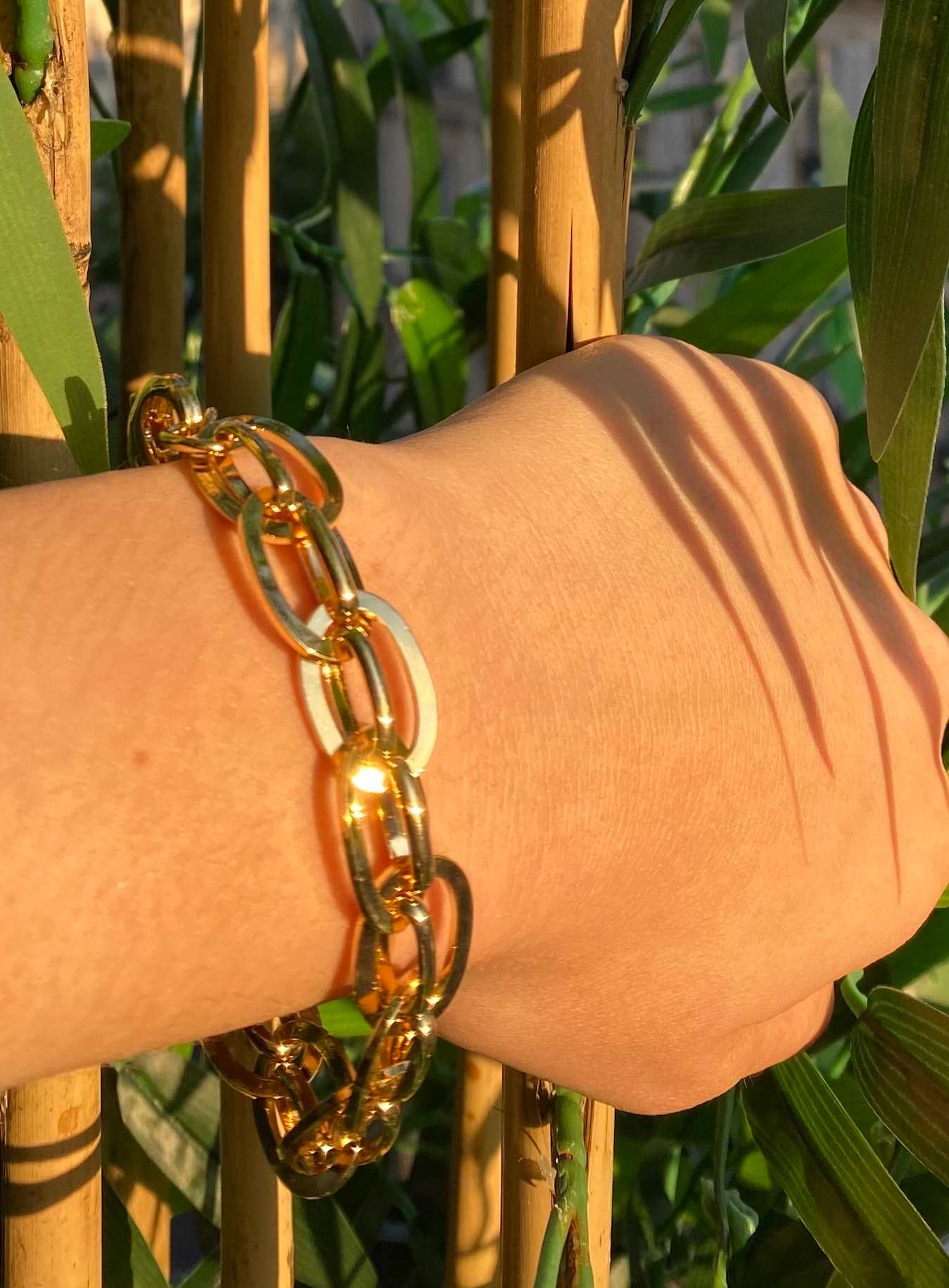 ANAMARIA#BRACELET#CHAINE#PLAQUEOR#MANALIDESIG