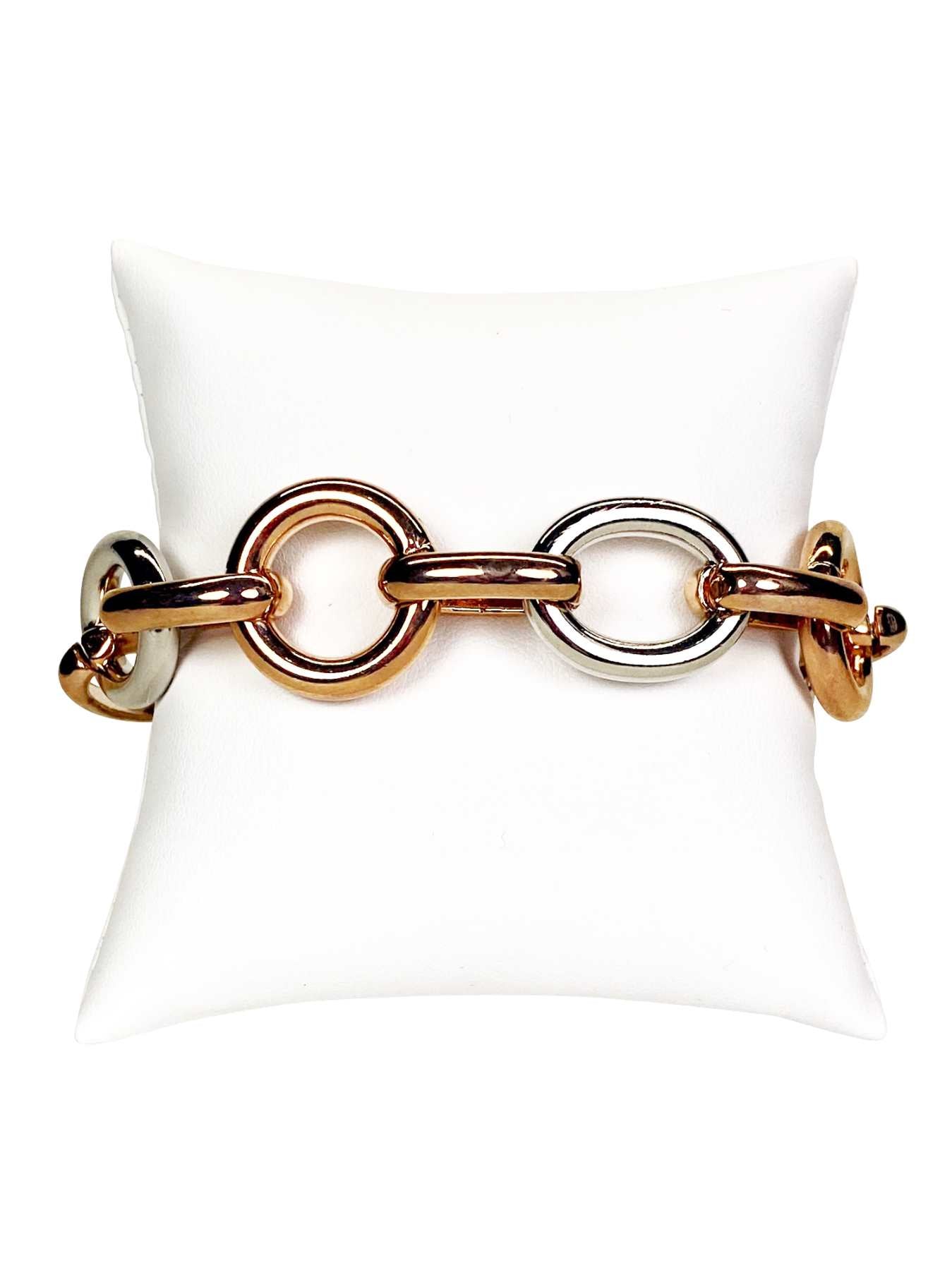 MANALI DESIGN-GERALDINE BREMER WEILL-BRACELET-DIVERS-ARGENT-CHAÎNE PLAQUÉE OR FIN-OR ROSE&ARGENT-ANAHID