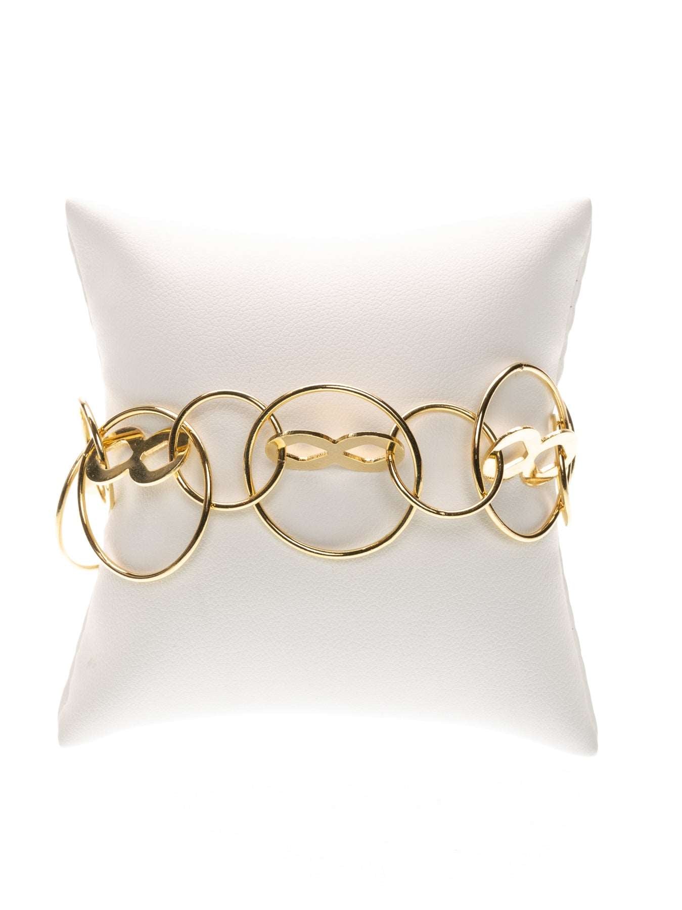 MANALI DESIGN-GERALDINE BREMER WEILL-BRACELET-DIVERS-INFINI-CHAÎNE PLAQUÉE OR FIN-OR-ANASTASIA