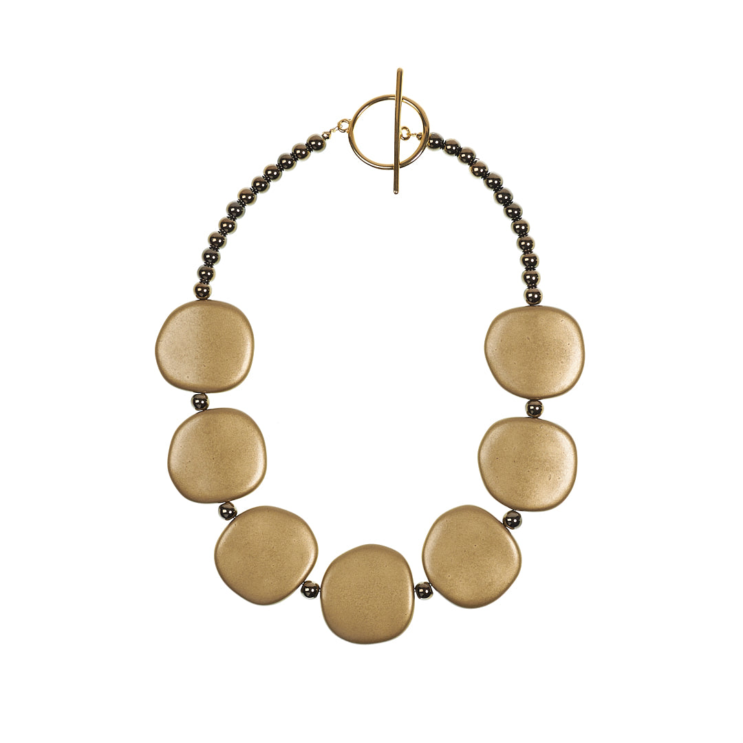 MANALI DESIGN-GERALDINE BREMER WEILL-RASDUCOU-OR-HÉMATITE-RÉSINE-MAGNOLIA