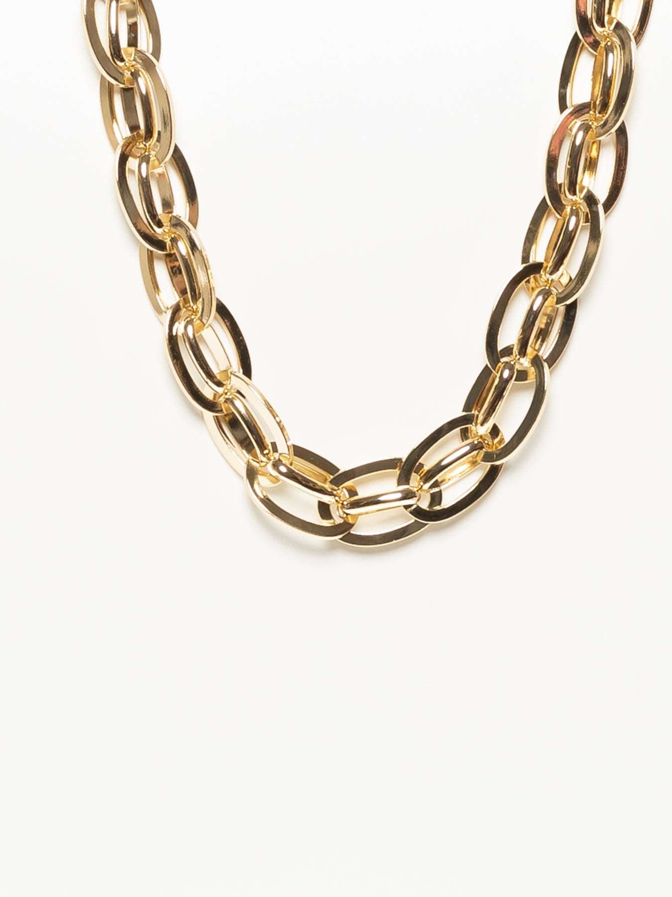 GERALDINE BREMER-WEILL - MANALI DESIGN - COLLIER - SAUTOIR - CHAÎNE - MAILLON - OVALE - PLAQUÉ OR FIN