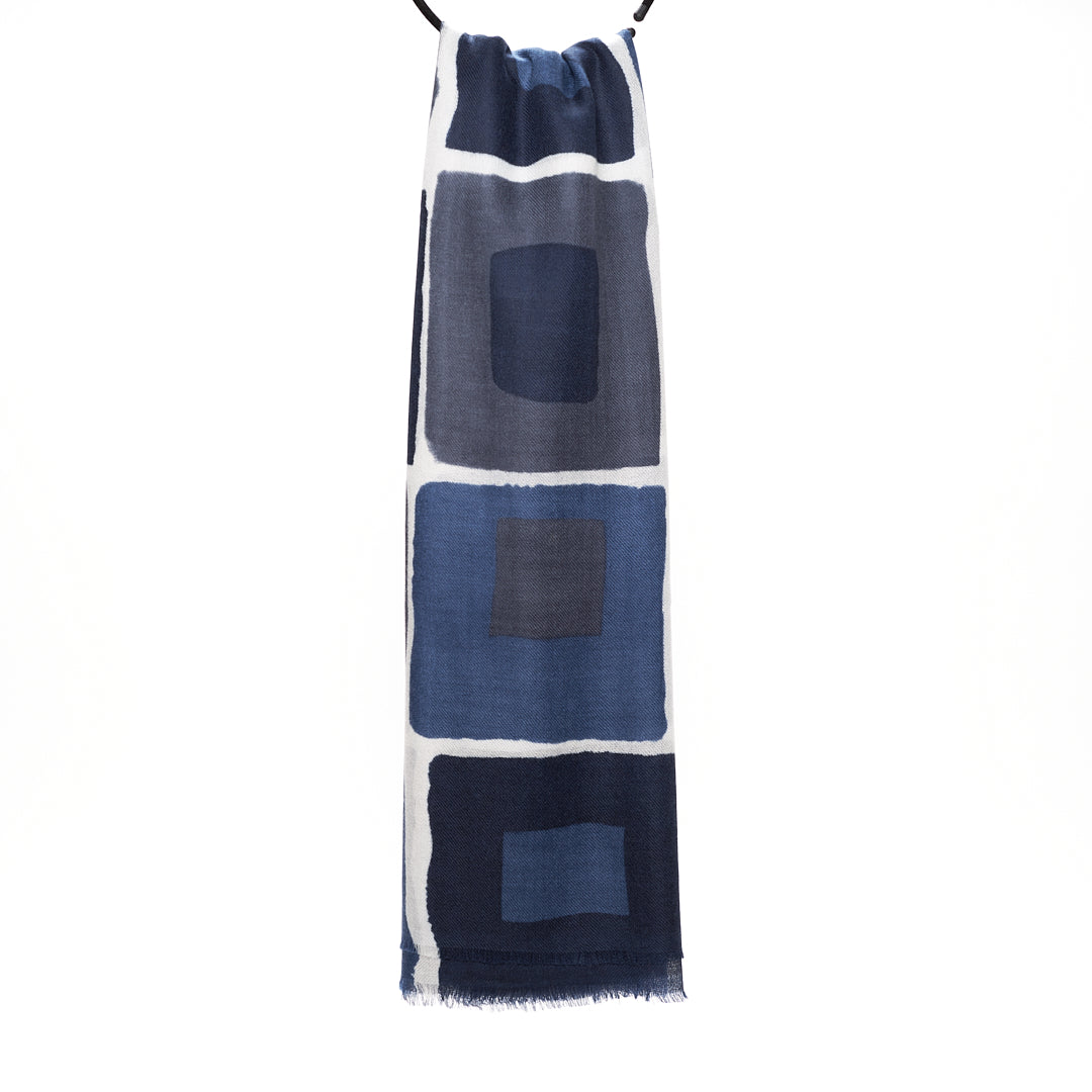 BAMBI-FBA18-MANALIDESIGN-GERALDINEBREMERWEILL-FOULARD-VOILE DE CACHEMIE-BLEU
